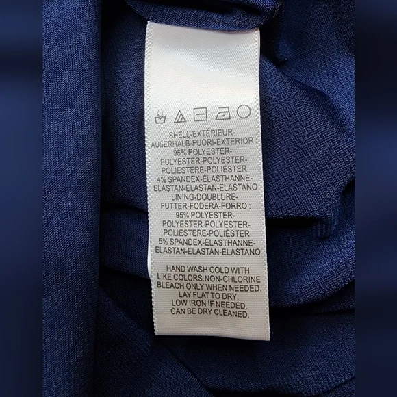 NWT Dress The Population Navy Alessia Midi Dress - Picture 10 of 10